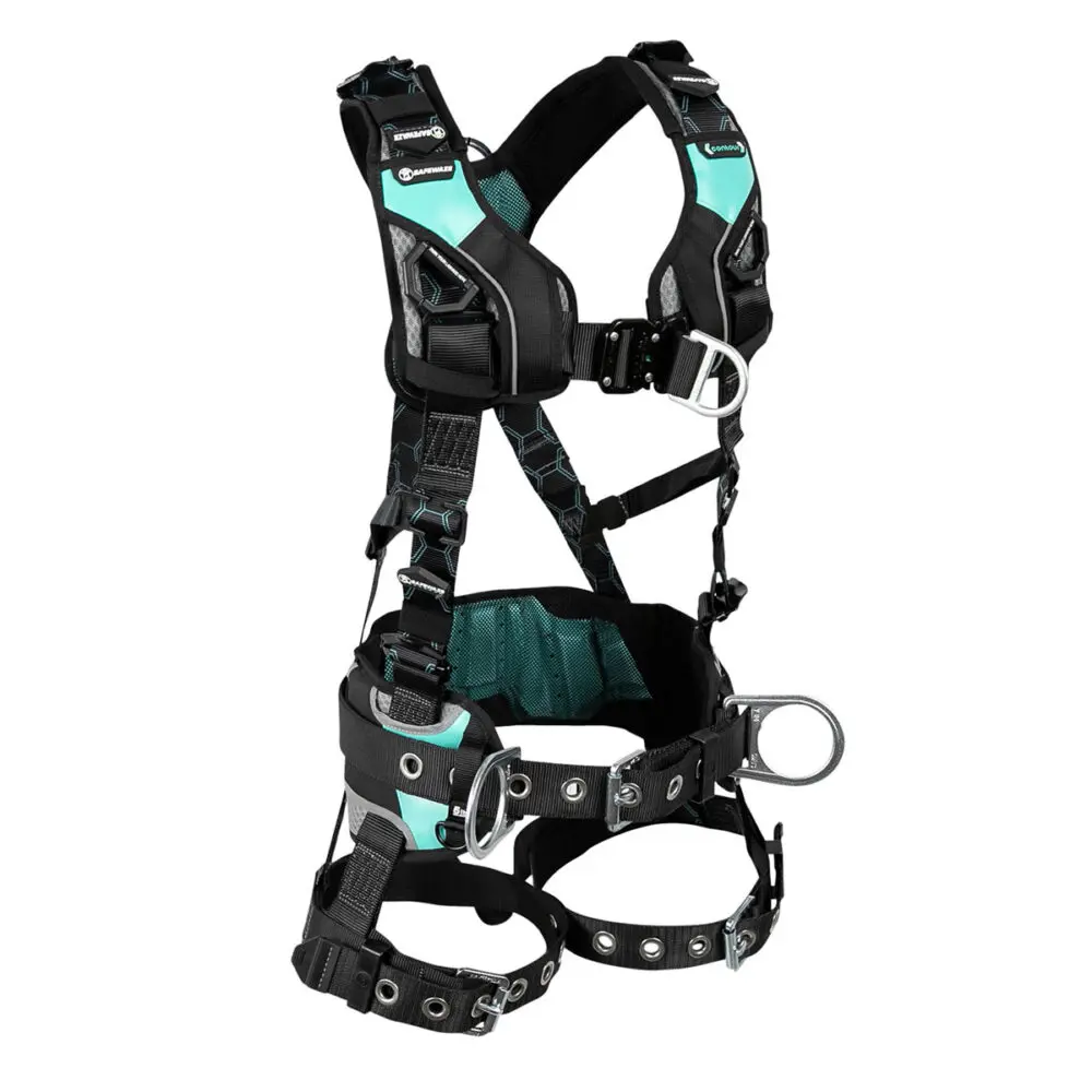 Safewaze Contour Construction Harness – 3D, QC Chest, FD, TB Legs