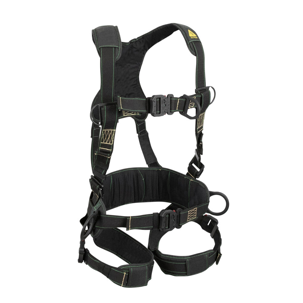 Safewaze Arc Flash Construction Harness: DE 3D, DE QC Chest, DE FD, DE QC Legs