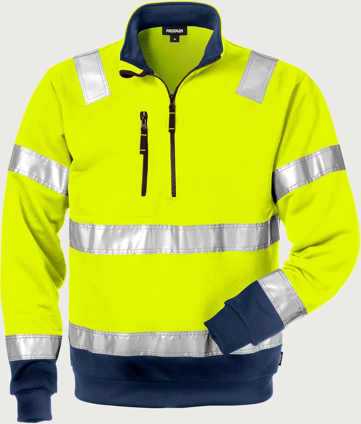 Fristads High vis half zip sweatshirt class 3 728 SHV