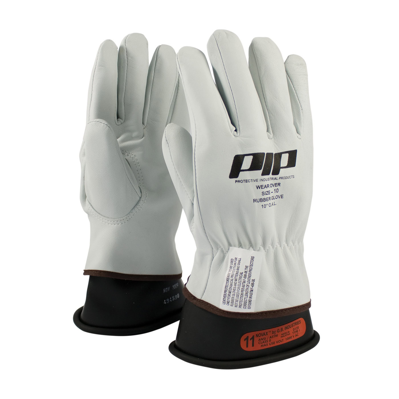 PIP Top Grain Goatskin Leather Protector for Novax Gloves - Drivers Style