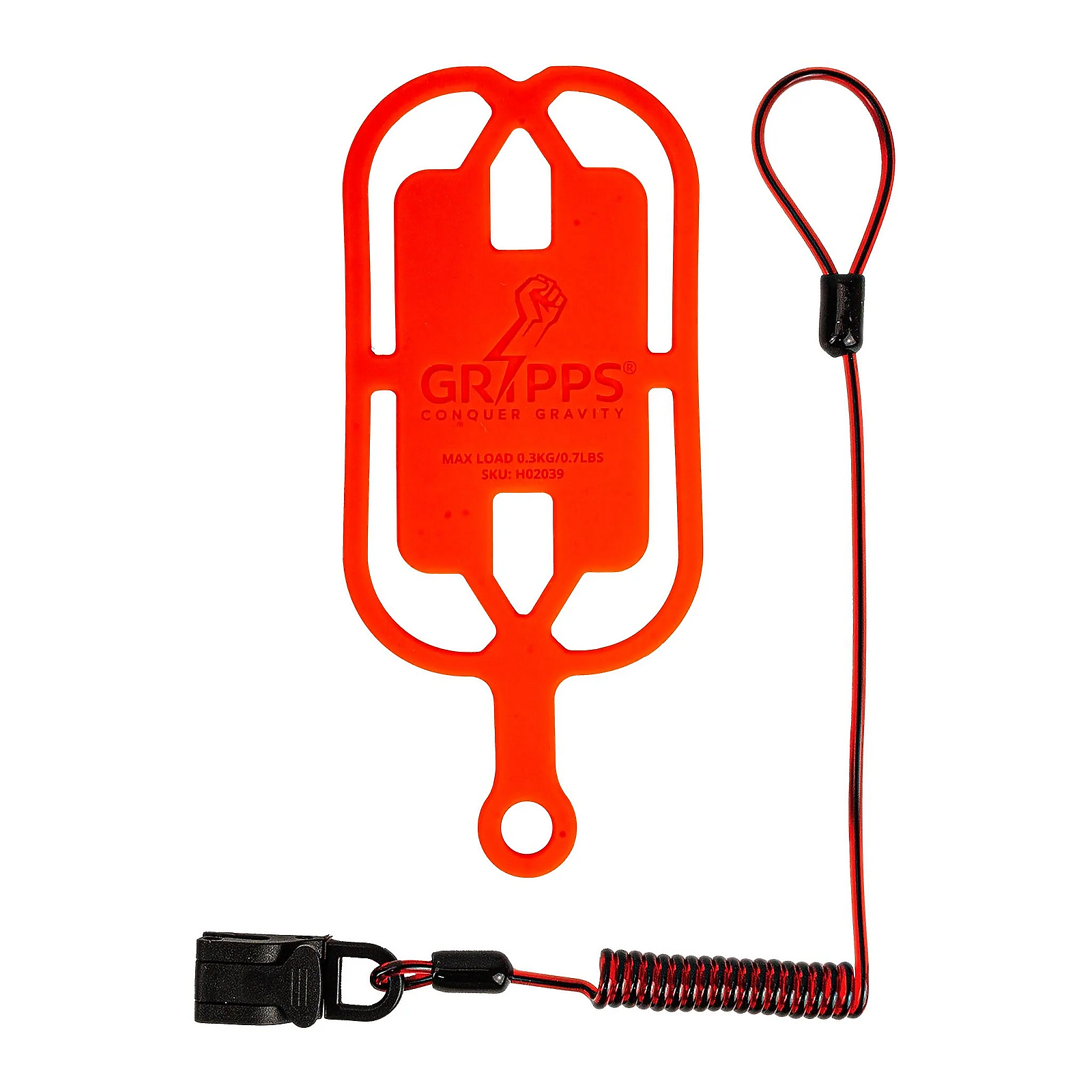 Gripps Phone Gripper with Coil Tether