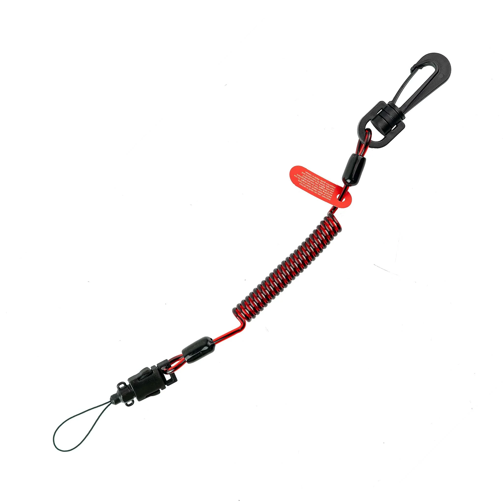 Gripps Coil E-Tether With Poly Clip (Non-Conductive)