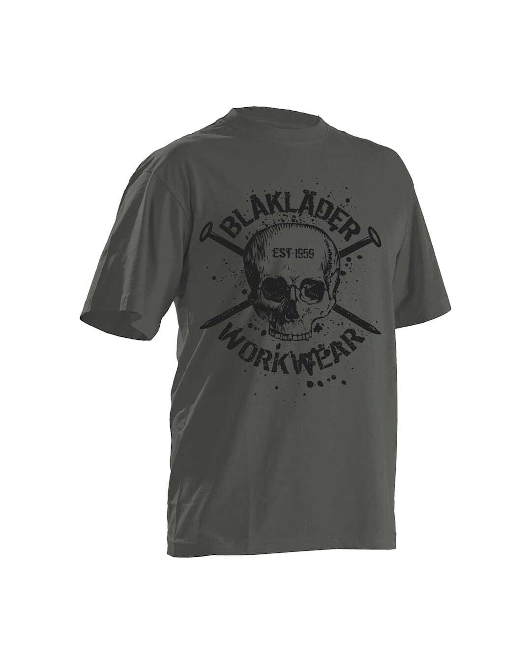 Blaklader 9024 Navy Skull T-Shirt