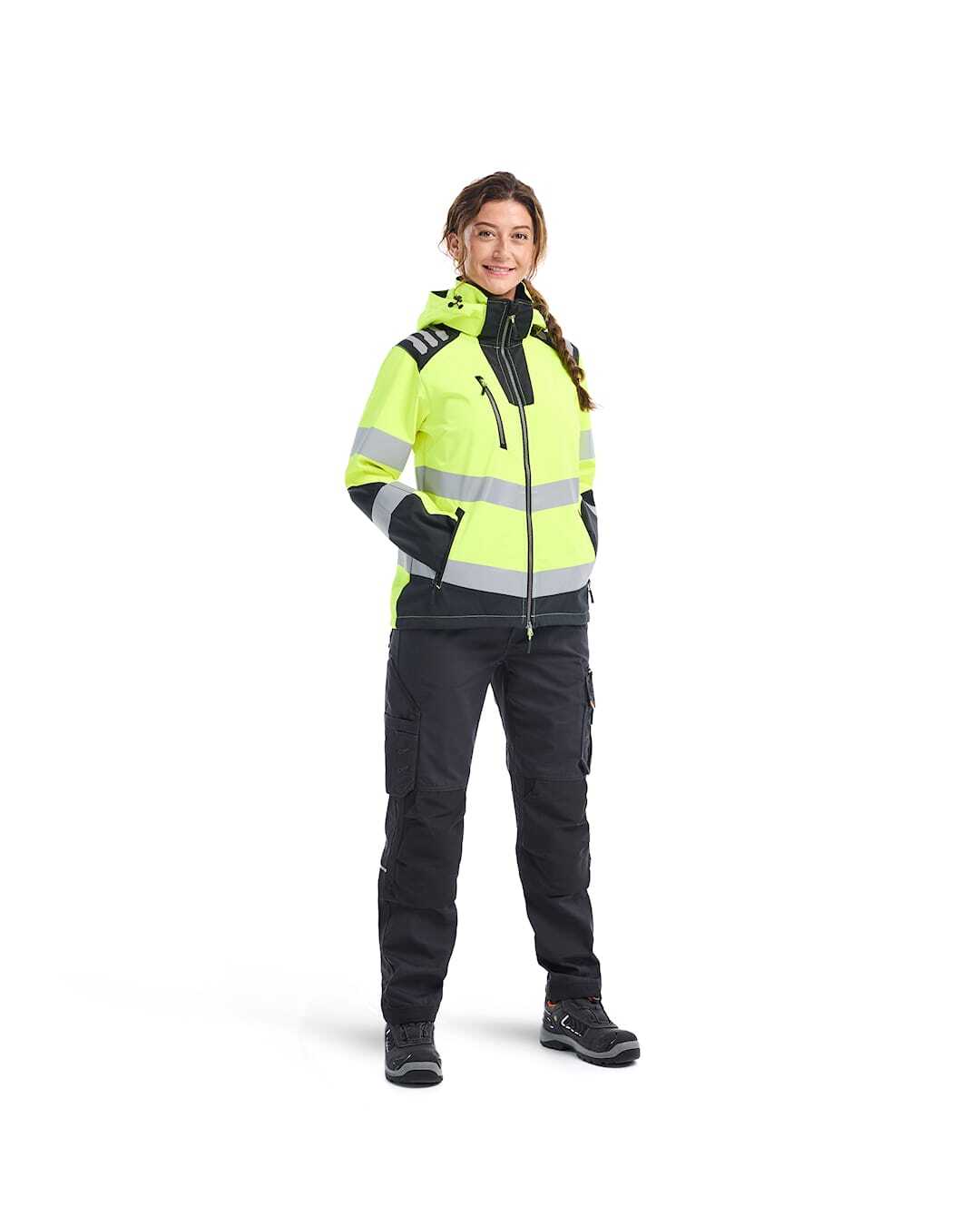 Blaklader 4777 Women's Hi-Vis Softshell Jacket