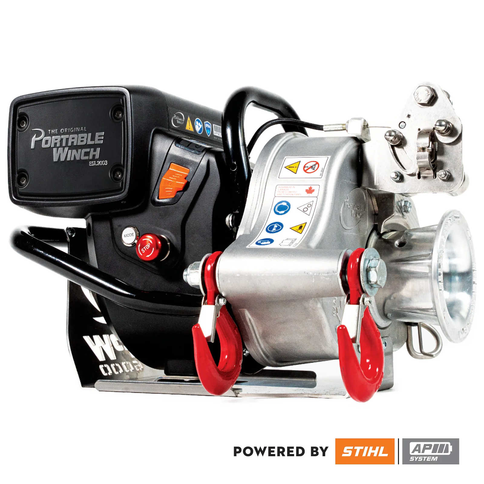 Portable Winch - APW6000 1500 kg battery-powered winch