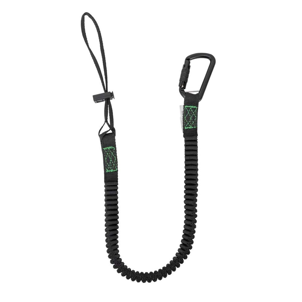 Safewaze 15 lb. Elasticated Tool Tether: Carabiner, Cinch