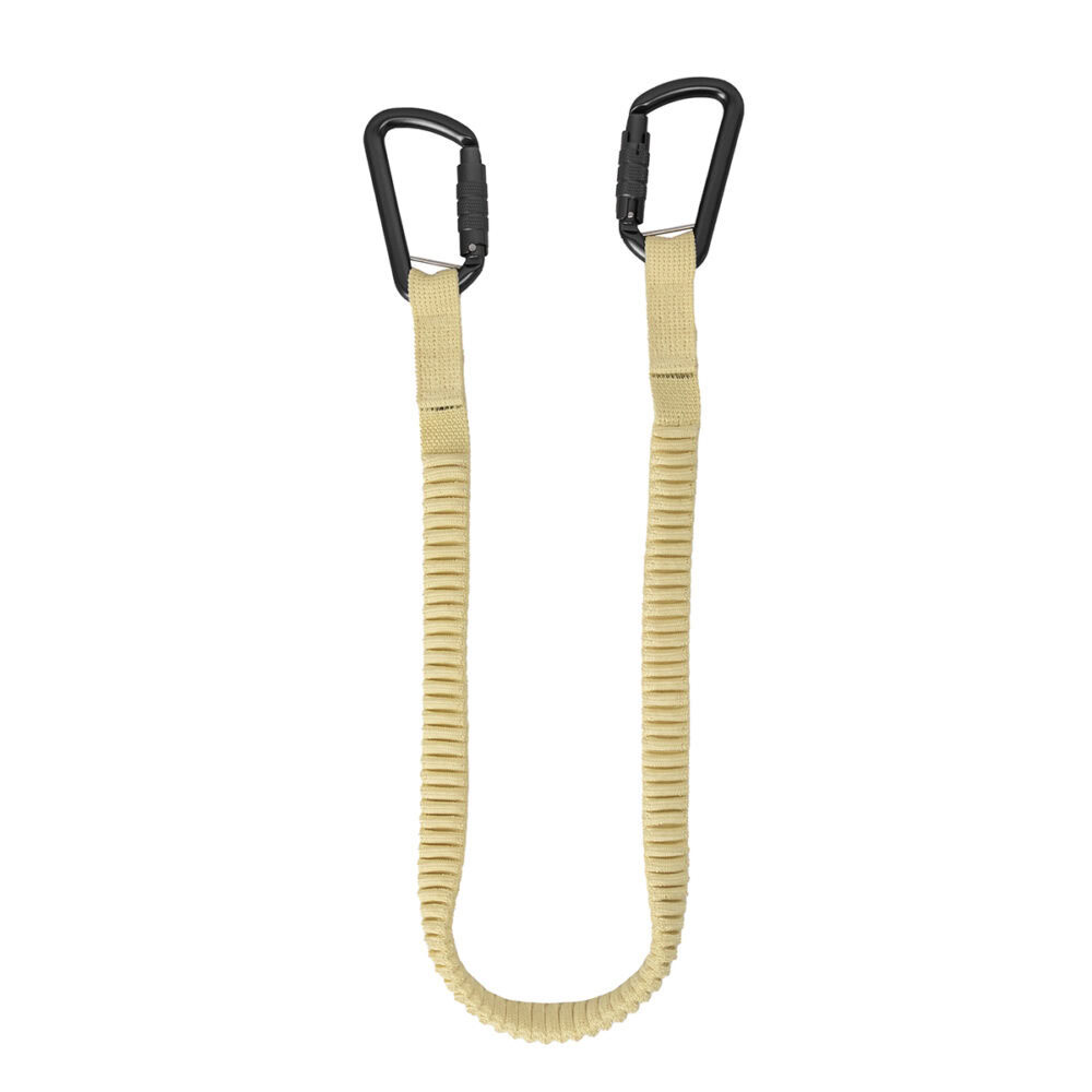 Safewaze 15 lb. Arc Flash Elasticated Tool Tether: 2 Carabiners