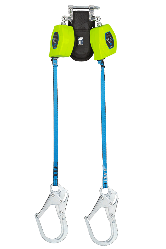 Falltech 9' FT-X Web Class 1 SRL-P, Twin-Leg with Steel Rebar Hook  (ANSI)