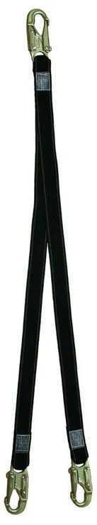 Safety Direct Twin Leg 1 3/4" Nylon Restraint Lanyard