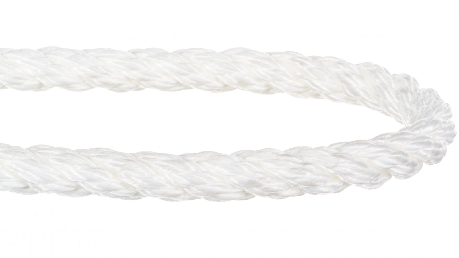 Nylon 3-Strand Twist 1-1/4 Anchor Rope WHITE