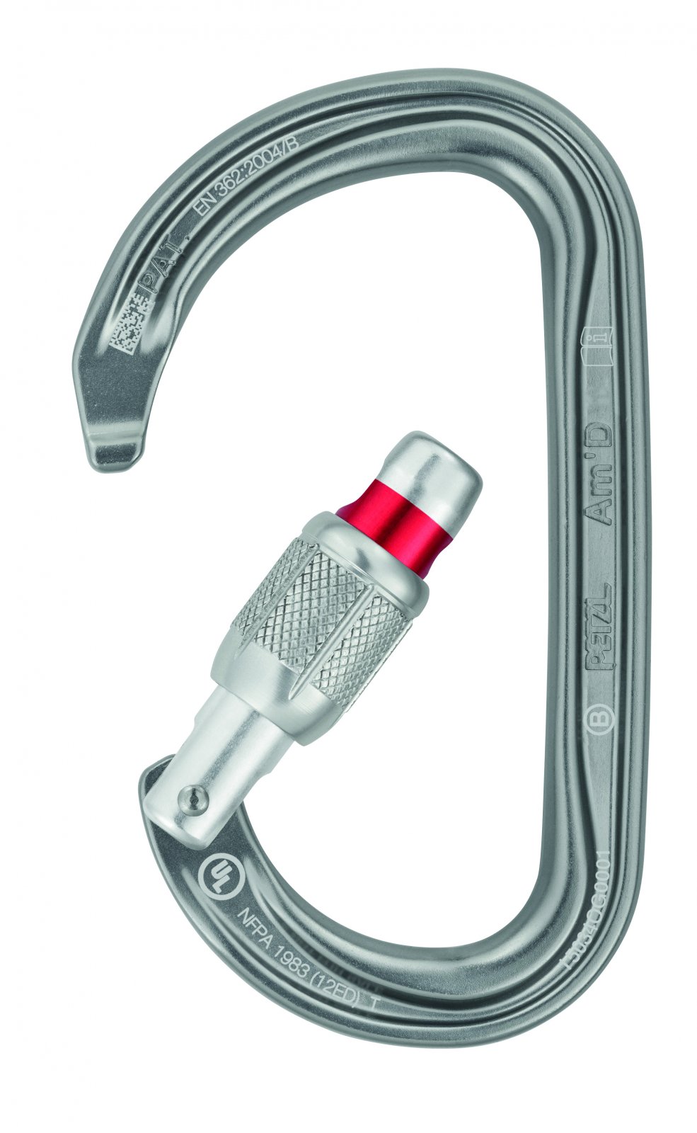 Petzl Am'D Twist Lock Mousquetons escalade : Snowleader