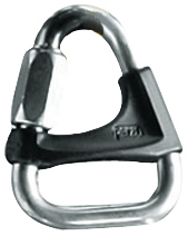 Petzl DELTA 8mm screw link, triangle, with plastic captive bar