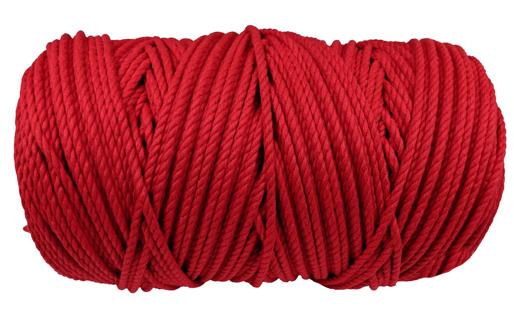 Cotton 3 Strand Solid Colors ropes - Lowest prices, free shipping