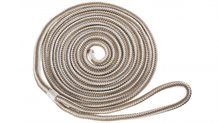 Nylon Double Braid Dock Line Kits -5/8" White and Gold