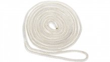 Nylon Double Braid Dock Line Kits -1/2" White