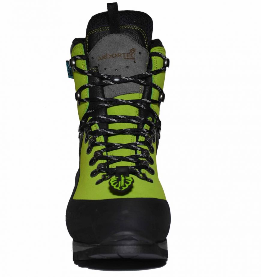 Bottes De Tronçonneuse Arbortec Kayo Lime Classe 2 - Protection Anti-coupure, Neuves