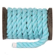 Cotton 3 Strand Solid Colors -3/8" Aqua