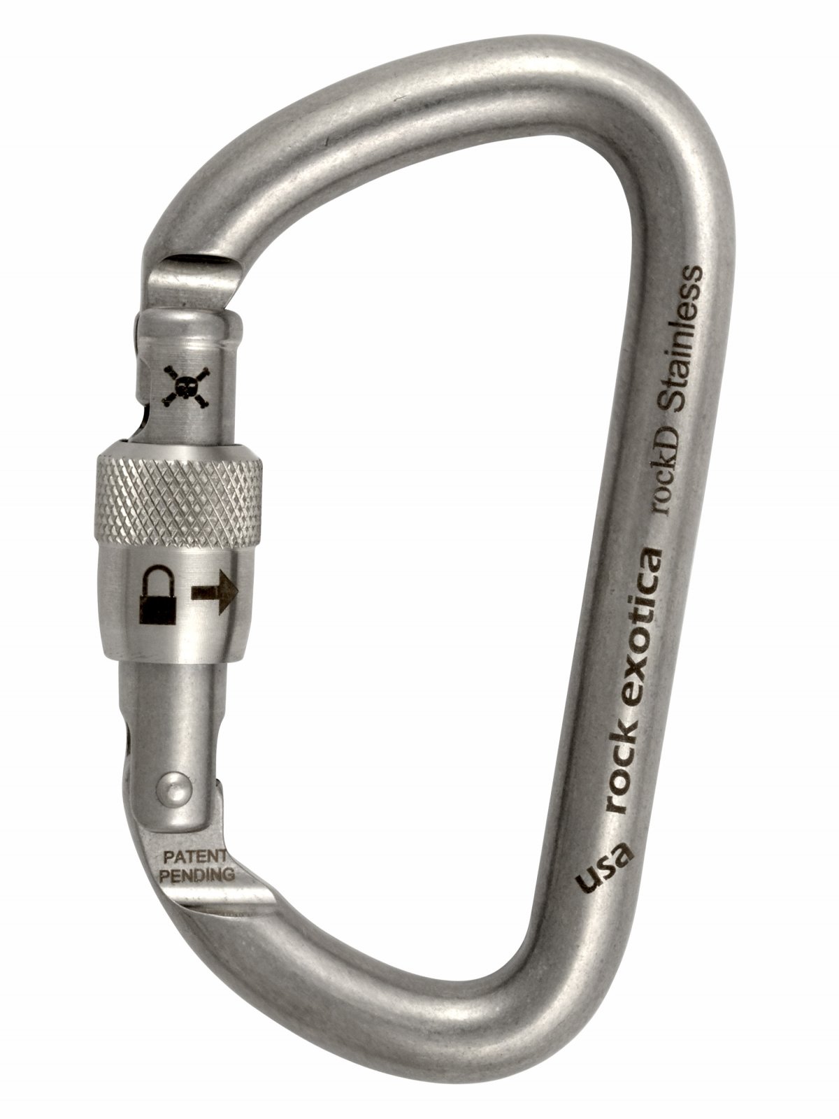 Rock Exotica rockD Stainless Carabiner