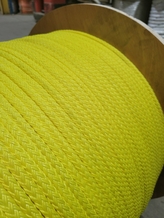 Polyester 12x2 Strand High Tenacity (Urethane Coated) -3/8" Yellow
