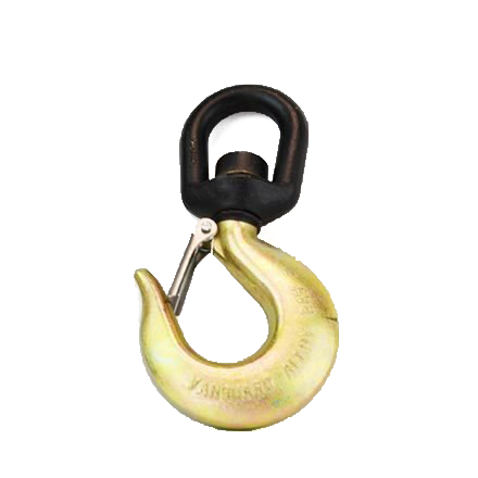 Swivel lanyard hooks silver eye 1,5 cm, hook 3,0 cm, total length 5,7 cm