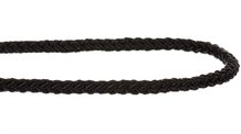 Polyester Diamond Braid -1/8" Black