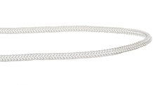 Polyester Diamond Braid -1/8" White