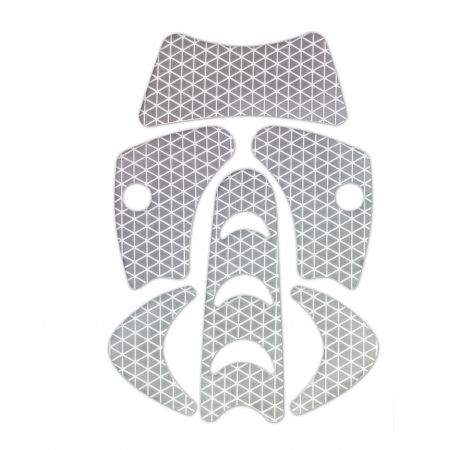 KASK SILVER REFLECTIVE STICKERS SET