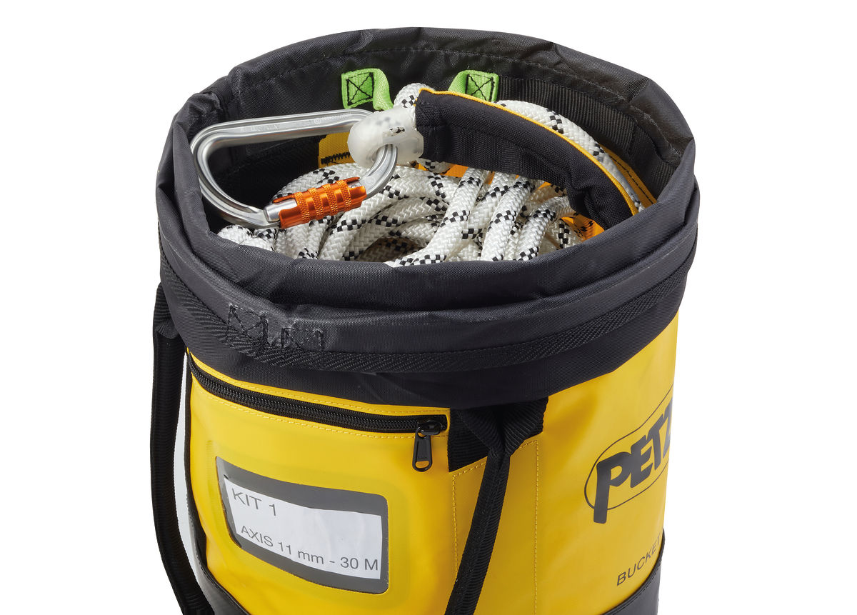 Petzl Bucket Upright Bag 25l Yellow for sale online 