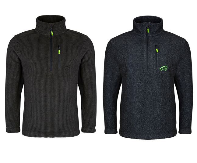 ARBORTEC Wolf Half Zipped Knitted Fleece